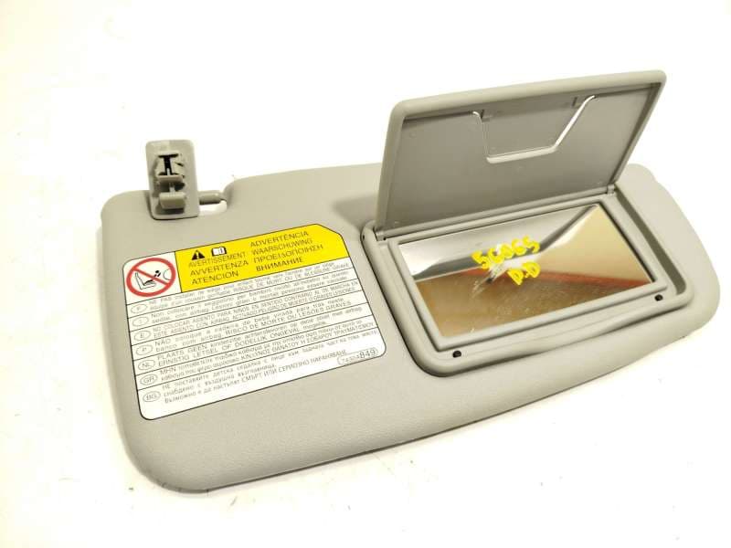 Recambio de parasol derecho para peugeot ion electric referencia OEM IAM 8163KL - Blanco